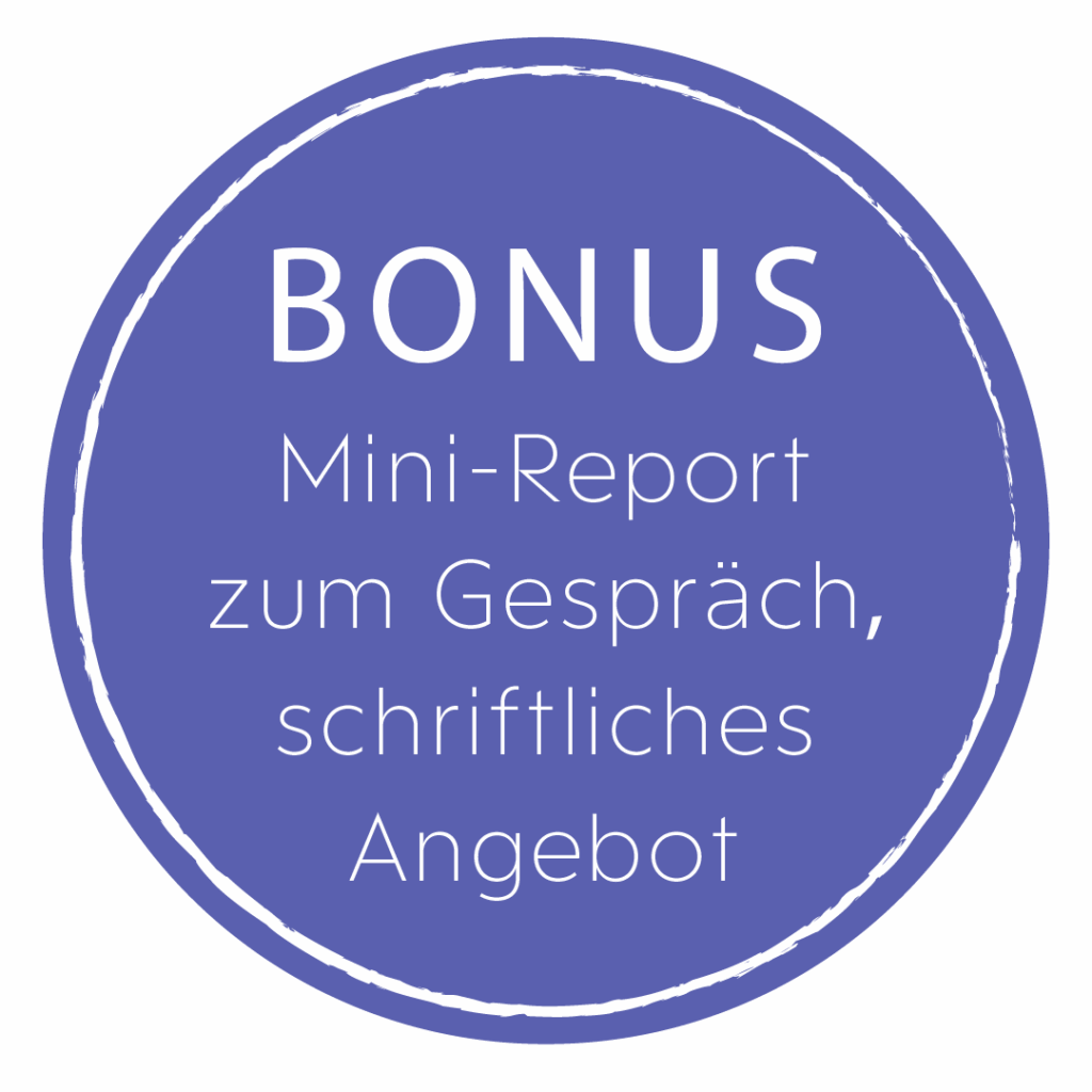 Bonusbutton Erstgespräch